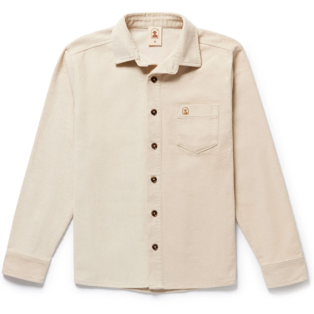 Cream Lightweight Shirt Jacket